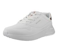 Skechers Damenschuhe Uno Lite Shimmer Along Weiß Größe 37
