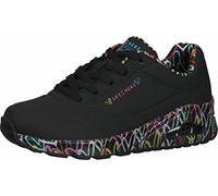 Skechers Damen Uno Loving Love sneakers, Schwarz, 39.5 EU