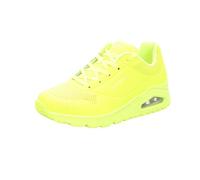 Skechers Damen Uno Night Shades Sneaker, Neon Yellow Durabuck, 36.5 EU