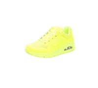 Skechers Damen Uno Night Shades Sneaker, Neon Yellow Durabuck, 39 EU