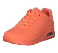 Skechers Damen Uno Night Shades Sneaker, Orange Durabuck, 40 EU