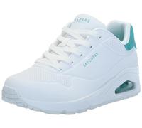 SKECHERS Sneaker Weiß Flacher Absatz für Damen - 39,5