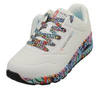 Skechers Damen-Sneaker UNO Ravaged Love 177918-WMLT Weiß Gr. 36,5 EU