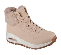 Skechers Damen UNO Rugged Fall Air Sneaker, Sand Durabuck/Faux Fur, 37 EU