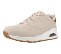 Skechers Sneaker UNO Shimmer Away Slip-On Plateausneaker Lederimitat Beige Damen 35 EU