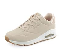 Skechers Uno Shimmer Away Damen Sneaker beige/gold - 40