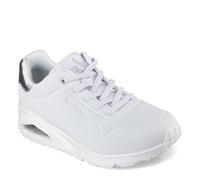 Skechers Damen UNO-Shimmer Away Sneaker, weiß, 37.5 EU