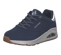 Skechers Damen Sneaker UNO Shimmer Away - Navy Durabuck Rosegold Duraleather Mesh - Größe 38