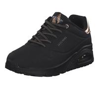 Skechers Uno Shimmer Away Damen Sneaker schwarz/kupfer - 37.5