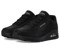 Skechers Damen UNO-Shiny Scale Sneaker | Skechers Street UNO - Shiny Scale Damen Sneaker in Schwarz mit glänzendem Schuppen-Design. Mit Memory Foam für hohen Komfort.