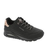 Skechers Damen UNO Sneaker, Schwarz, 36.5 EU