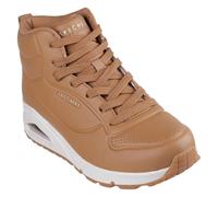 Skechers Damen UNO Stand High Duraleather Air-Cooled Trainer - Kastanie - UK 5