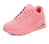 Skechers Damen UNO Stand On Air Sneaker, Coral Durabuck/Mesh, 37 EU