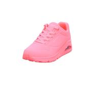 Skechers Damen UNO Stand On Air Sneaker, Coral Durabuck/Mesh, 38 EU