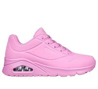 Skechers Damen UNO Stand on Air Sneaker, Pink Durabuck Mesh, 40 EU