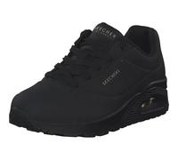 Skechers Wedgesneaker Uno - Stand on Air, mit feiner Perforation 38, EURO-Größen schwarz Damen Halbschuhe Übergrößen Spezialgrößen Schuhe 38, EURO-Größen black