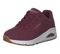 Skechers Damen UNO Stand ON AIR Sneakers, Burgundy Durabuck, 38 EU