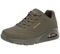 Skechers Damen UNO Stand ON AIR Sneakers, Olive Durabuck, 36 EU