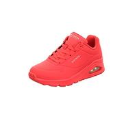 Skechers Damen Uno Stand On Air Sneakers, Red Durabuck, 36 EU