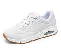 Skechers Damen Sneaker Uno – Stand on Air, weiß, schlichter Look – Größe 36