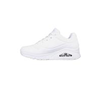 Skechers Damen Uno Stand On Air Sneakers, White Durabuck Mesh, 41 EU