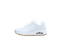 Skechers Damen UNO Stand ON AIR Sneakers, WHT weiß Durabuck, 37.5 EU