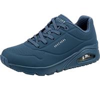 Skechers Damen Uno Stand On Air Trainers, Blue Durabuck/ Mesh, 41 EU