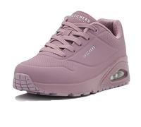 Skechers Damen Uno Stand On Air Trainers, Dk. Mauve Durabuck/Mesh, 37 EU
