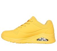 Skechers Damen Uno Stand On Air Trainers, Mustard Durabuck/ Mesh, 40 EU