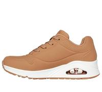 Skechers Damen Uno Stand On Air Trainers, Tan, 35.5 EU