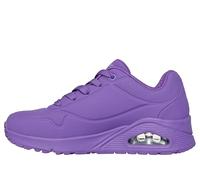 Skechers Damen Uno Stand On Air Trainers, Violet Durabuck/ Mesh, 37 EU