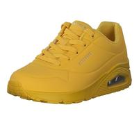 Skechers Damen Uno Stand On Air Trainers, Yellow Durabuck/ Mesh, 39 EU