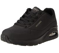 Skechers Skecher Street Damen UNO-Stand on Air Sneaker, Schwarz/Schwarz, 41 EU