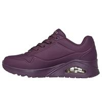 Skechers Damen UNO Stand On Air Turnschuhe, Burgundy Duraleather/Mesh, 40 EU