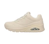 Skechers Damen Uno Stand On Air Turnschuhe, Off White Durabuck, 39 EU