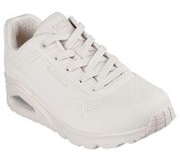 Skechers Damen Uno Stand On Air Turnschuhe, Off White Durabuck, 40 EU