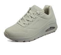 Skechers Damen Uno Stand On Air Turnschuhe, Off White Durabuck/ Mesh, 39 EU