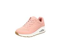 Skechers Damen Uno Stand On Air Turnschuhe, Rose Durabuck/ Mesh, 41 EU