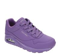 Skechers Damen Uno Stand On Air Turnschuhe, Violet Durabuck/ Mesh, 37 EU
