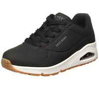 Skechers Damen UNO Stand On Air Weit Trainers, Black, 39 EU Weit