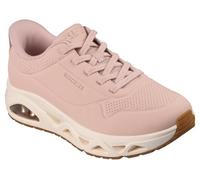 Skechers Damen UNO Step Glide On Air Sneaker, Blush Durabuck/Rose Gold Trim, 39.5 EU