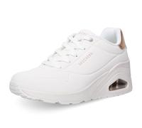 Skechers Sneaker UNO Wedge-Hi Steps Damen Lederimitat Weiß 37 EU