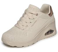 Skechers Damen UNO Wedge Safari Daze Sneaker, gebrochenes Weiß, Größe 39.5 EU