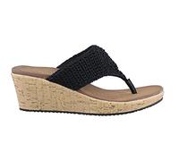 Skechers Damen Vinyasa-Beweave It Keilsandale, Schwarz gehäkelt, 41 EU