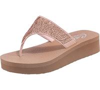 Skechers Damen Vinyasa-Stone Candy Flipflop, Blush, 38 EU