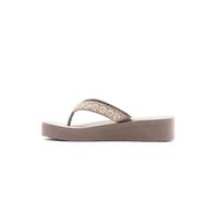 Skechers Damen Vinyasa WILD Daisies, Taupe Mitobuck Gem Stone Trim, 38 EU