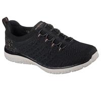 Skechers Damen Virtue-Copper Dream Sneaker, Schwarz/Rotgold, 36.5 EU Weit