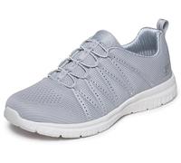 Skechers Damen Virtue-she Sparkles Sneaker, Hellgrau, 38 EU