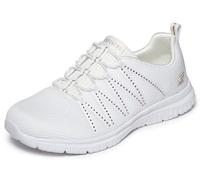 Skechers Virtue - She Sparkles Slip-On Shoes in Weiss/Gold, Größe 40, Vegan