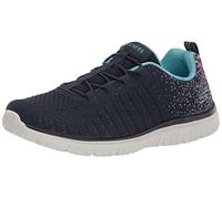 Skechers Damen Virtue Sneaker, Marineblau/blau, 39.5 EU